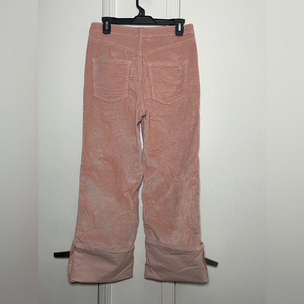 Antropologie Pilcro The Scotty Cuffed High-Rise Straight-Leg Jeans Corduroy Edi - Picture 5 of 5